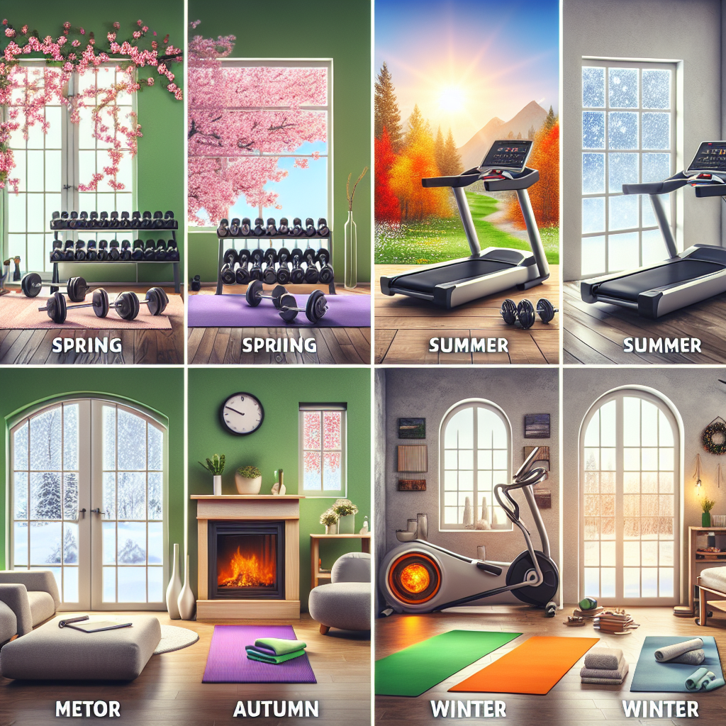 Saisonale Updates für Ihr Heim-Fitnessstudio: Anpassung Ihres Heim-Fitnessstudios für verschiedene Jahreszeiten.