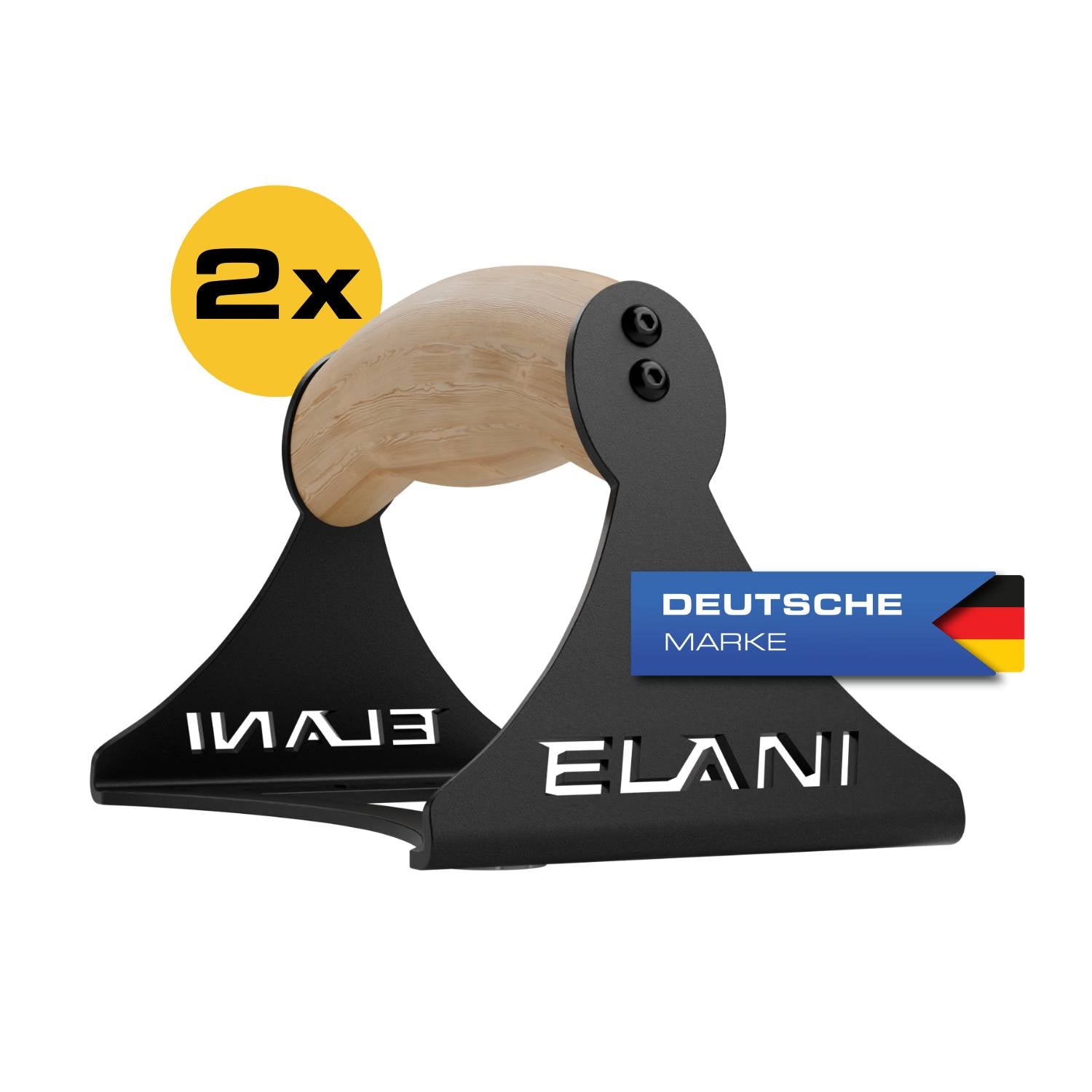 Liegestützgriffe aus Buchenholz – Ergonomisch & Rutschfest | ELANI