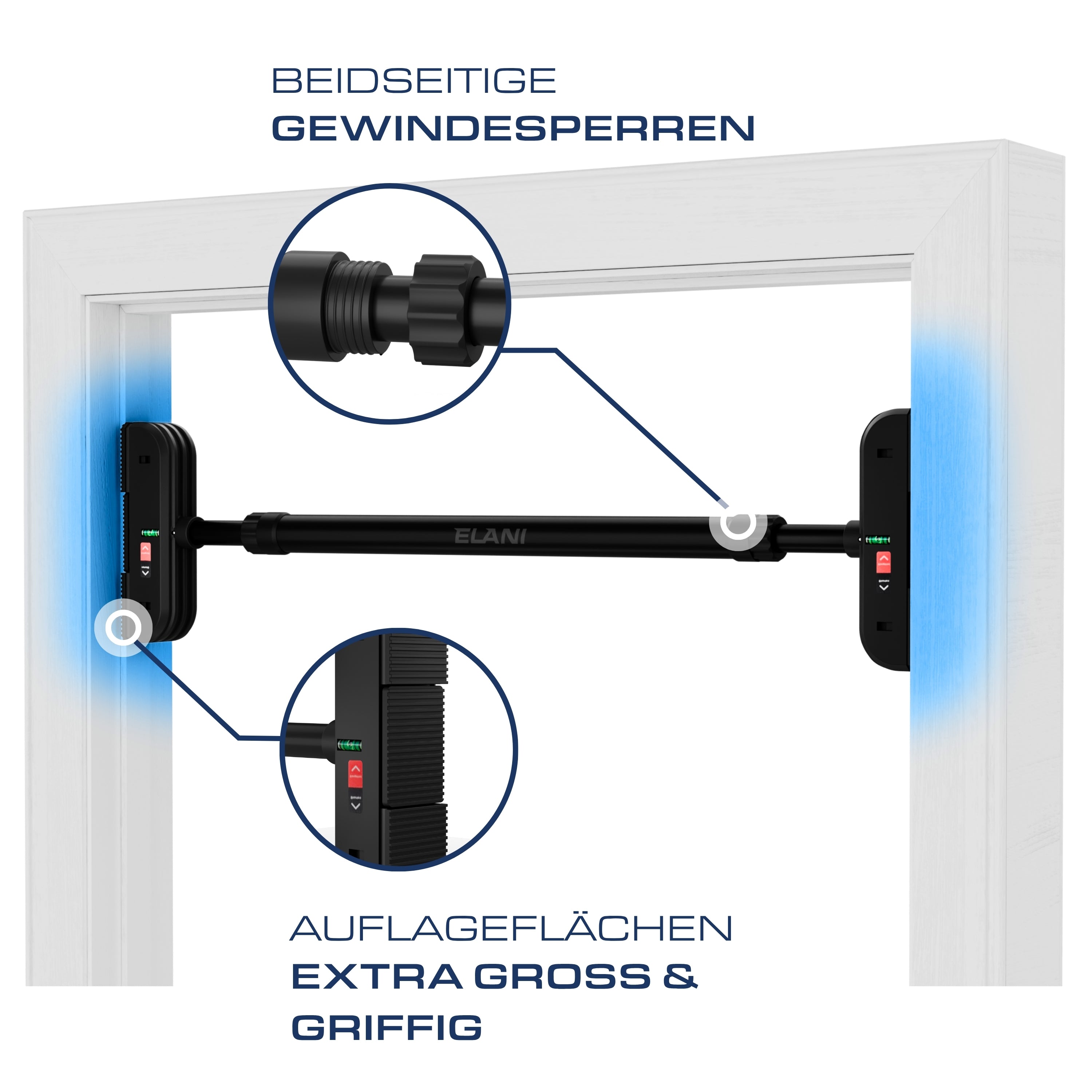 Klimmzugstange für den Türrahmen - NEU