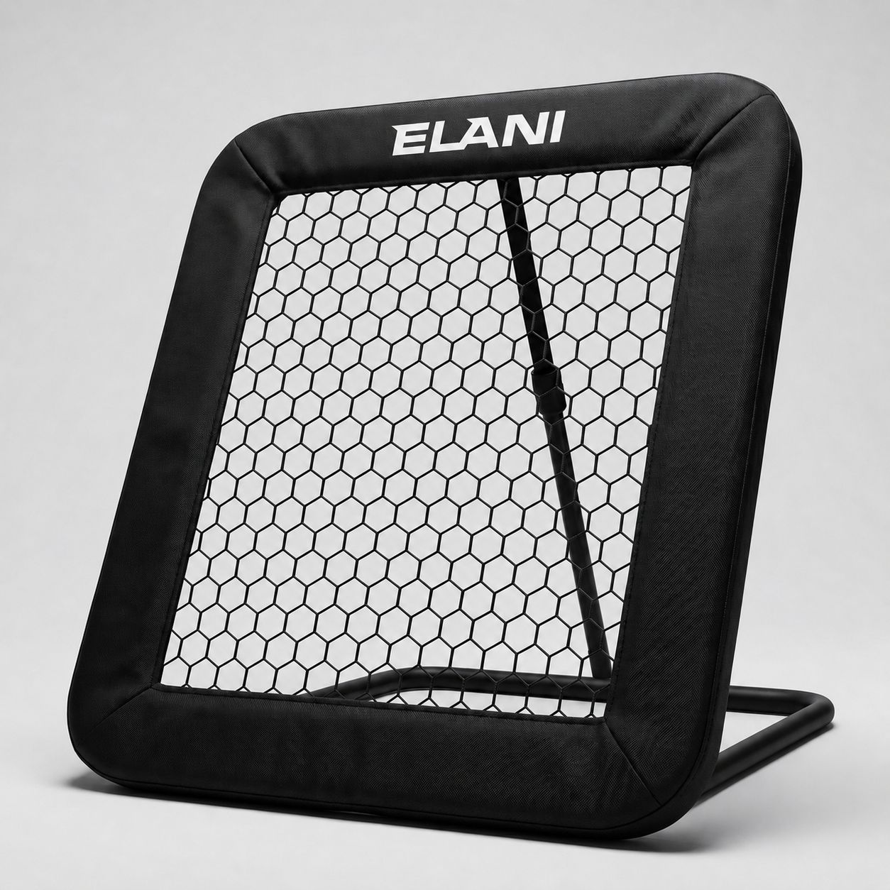 TouchPro Fußball Rebounder 100 x 100 cm – Rückprallnetz in schwarz