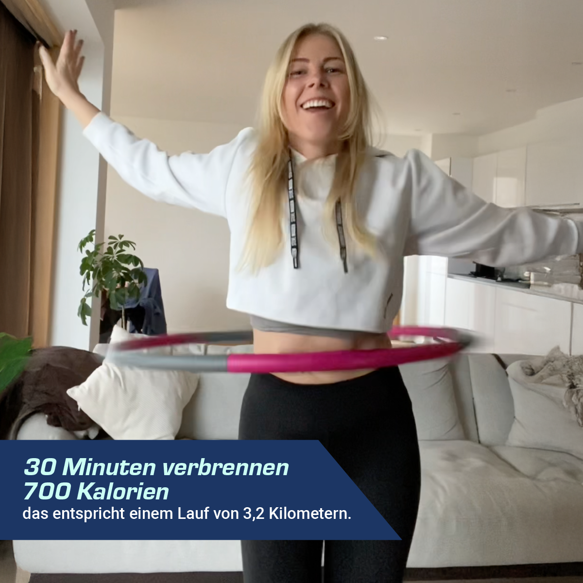 Hula Hoop Reifen – Steckbar, hautfreundlich & ideal zum Abnehmen | ELANI