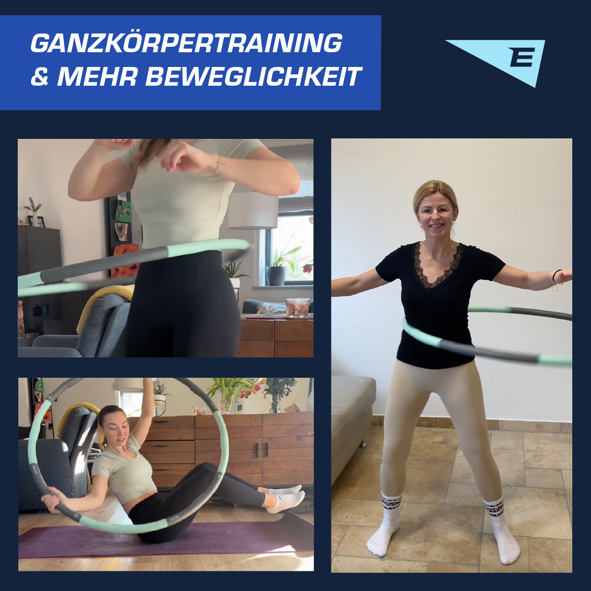 Hula Hoop Reifen – Steckbar, hautfreundlich & ideal zum Abnehmen | ELANI