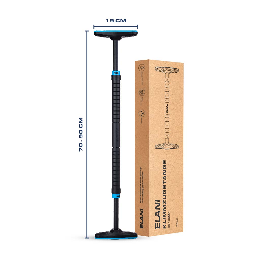Klimmzugstange für Türrahmen 70–90 cm – Sicher & ohne Bohren, bis 300 kg | ELANI
