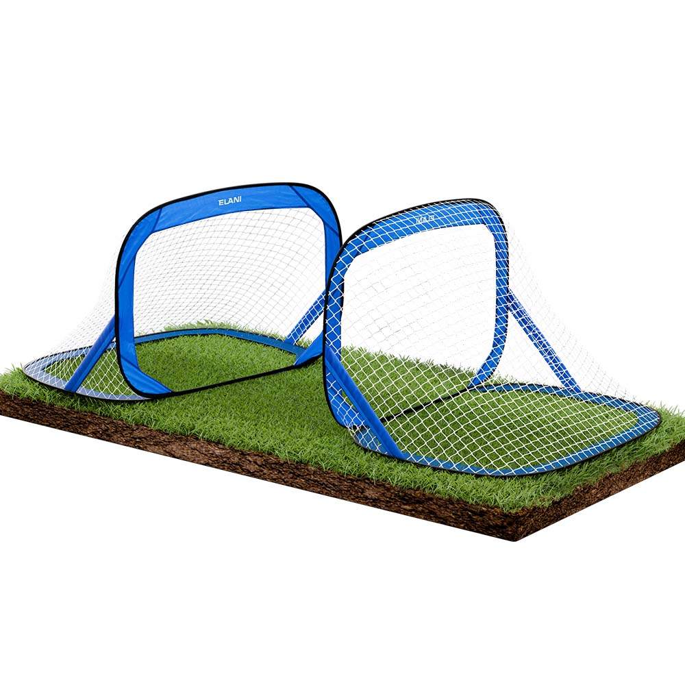 Faltbare Fußballtore 2er-Set mit Ball & Tasche – Für Kinder & Garten | ELANI