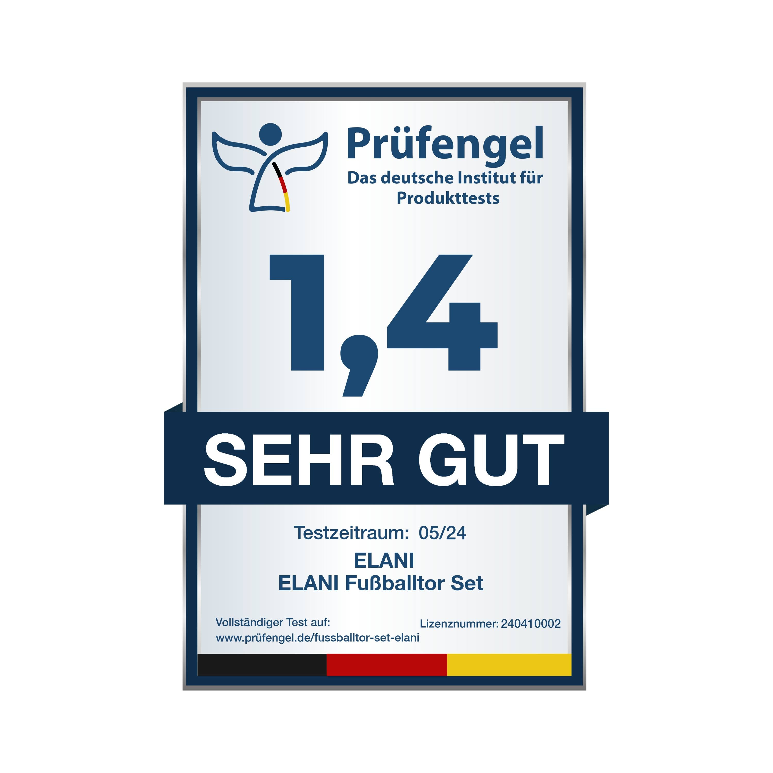 Faltbare Fußballtore 2er-Set mit Ball & Tasche – Für Kinder & Garten | ELANI