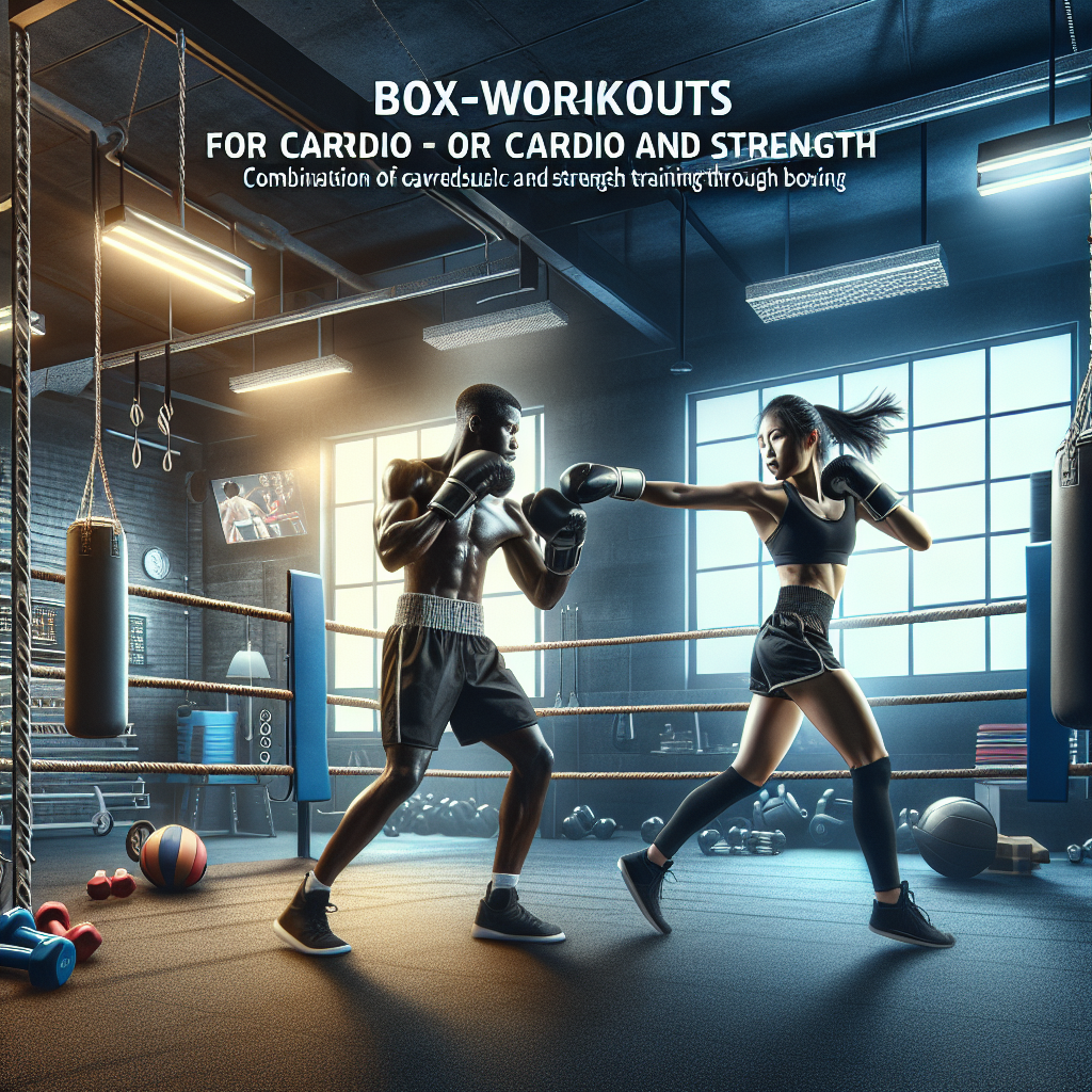 Box-Workouts für Cardio und Kraft: Kombination von Herz-Kreislauf- und Krafttraining durch Boxen.