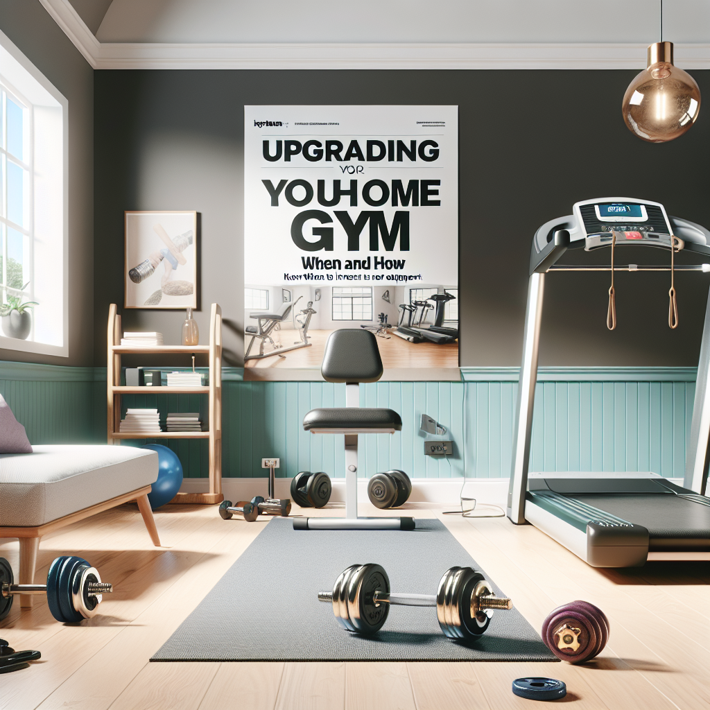 Aufrüsten Ihres Heim-Fitnessstudios: Wann und wie: Wissen, wann in neue Ausrüstung investiert werden sollte.