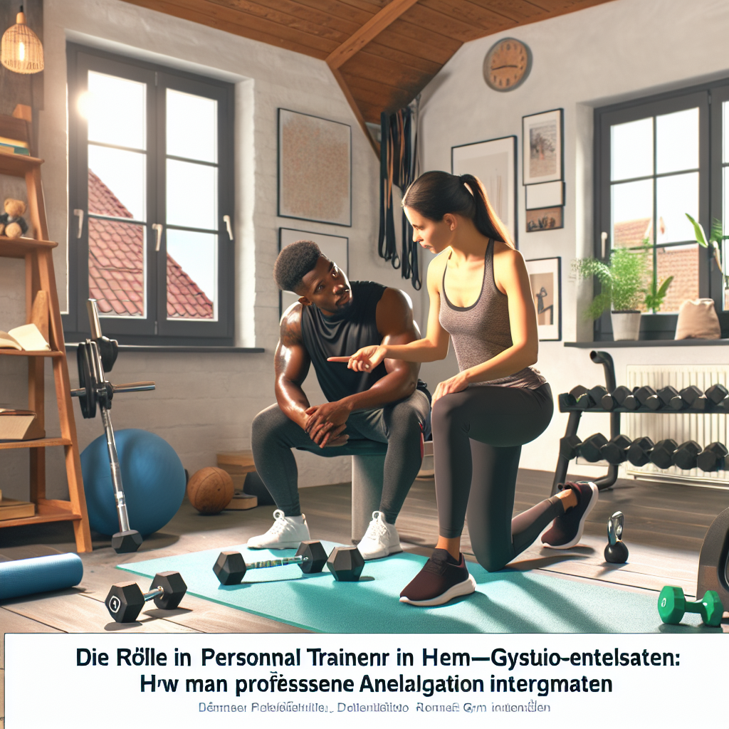 Die Rolle von Personal Trainern in Heim-Fitnessstudio-Einstellungen: Wie man professionelle Anleitung integriert.