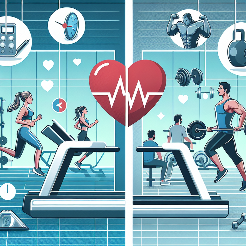 Cardio vs. Krafttraining: Beides für optimale Gesundheit ausbalancieren.