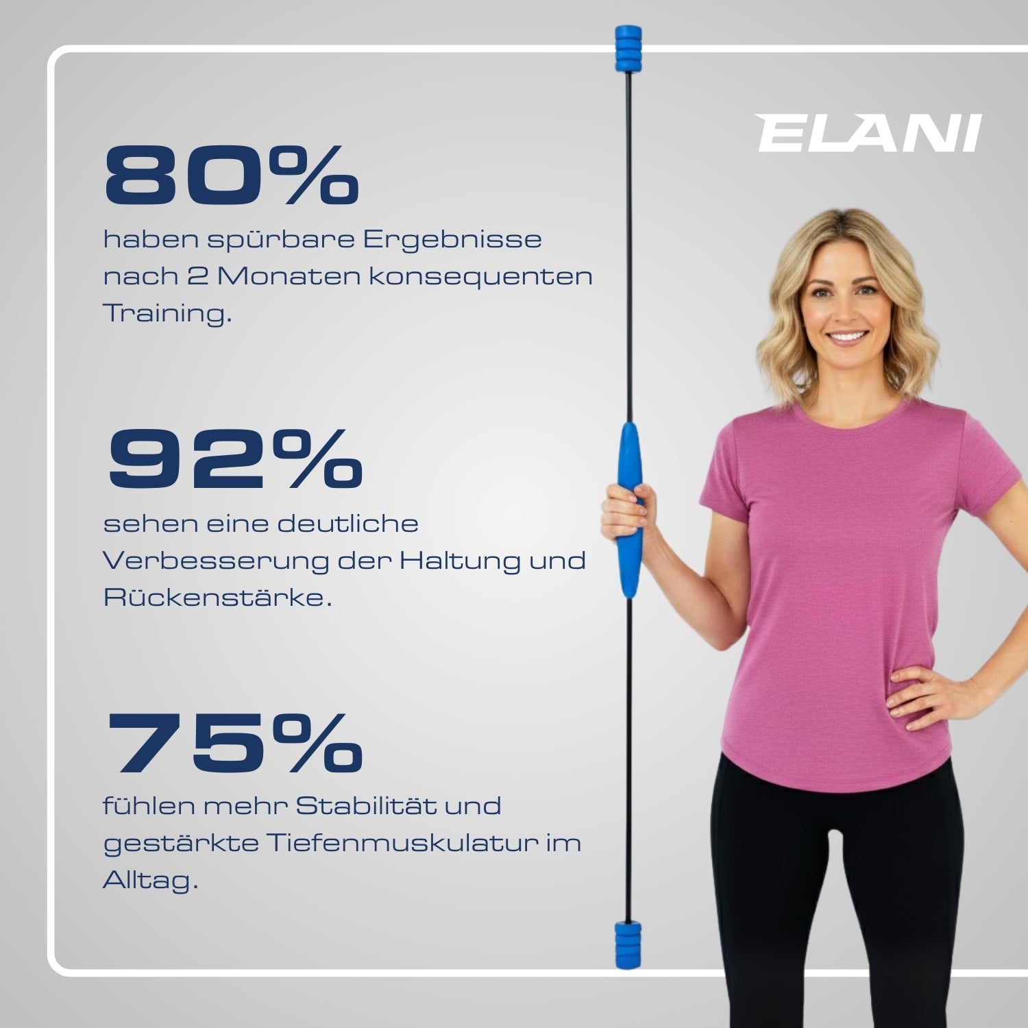 Schwingstab mit verstellbarem Widerstand | B-Ware (50 % Rabatt)